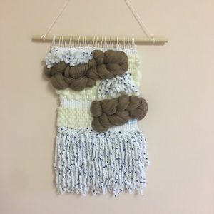 Woven wall hanging